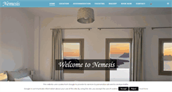 Desktop Screenshot of nemesishotel-santorini.com